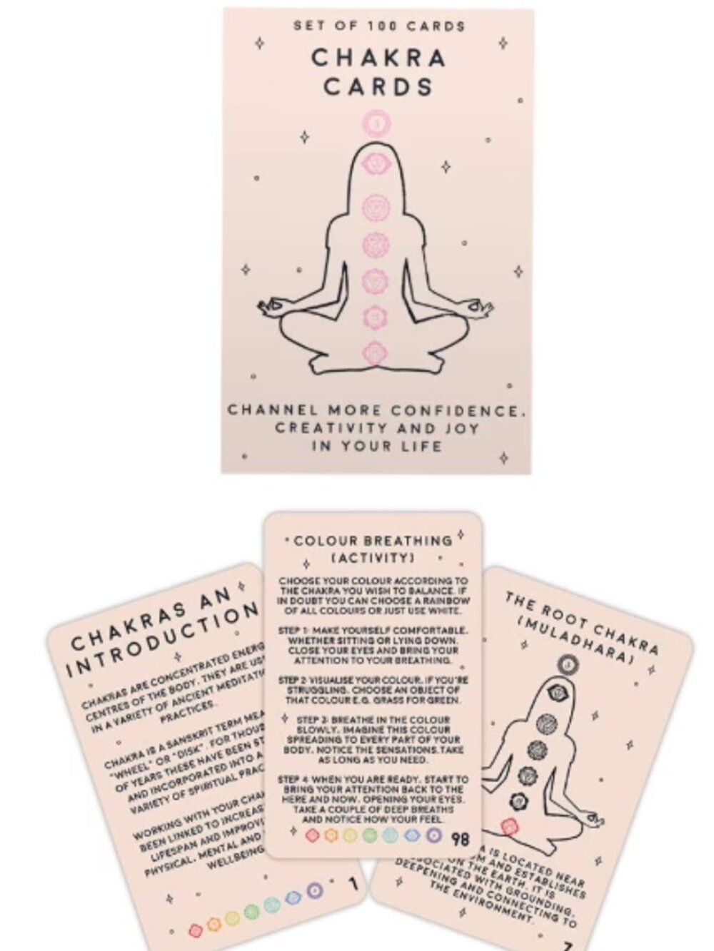 Chakra Cards set